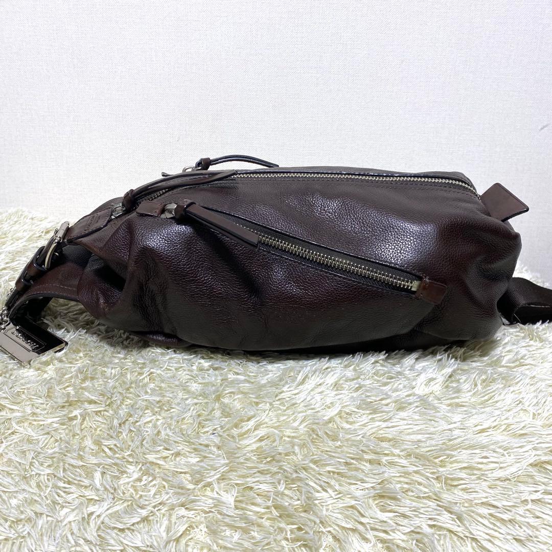 美品✨ COACH コーチ トンプソン ボディバッグ ショルダーバッグ レザー