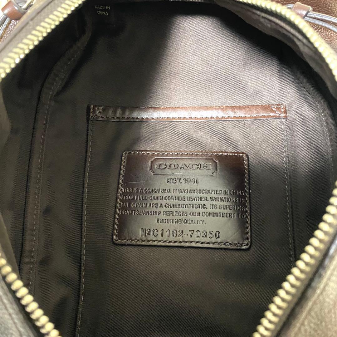 美品✨ COACH コーチ トンプソン ボディバッグ ショルダーバッグ レザー