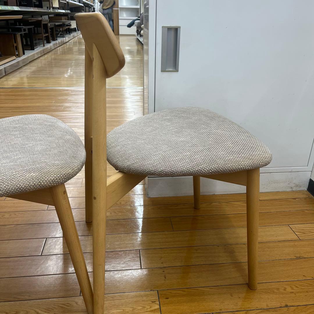 カリモク　ダイニングチェア　CD4005　カバーリング　2脚セット