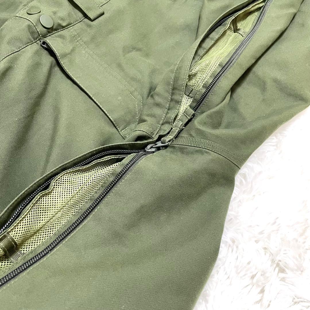 Burton スノーボード ビブパンツ オリーブカラー