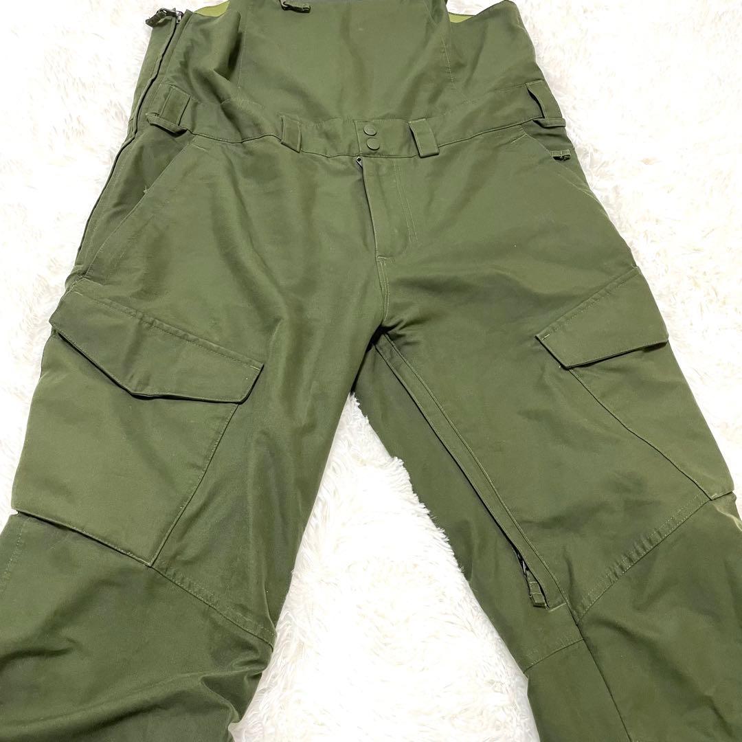 Burton スノーボード ビブパンツ オリーブカラー