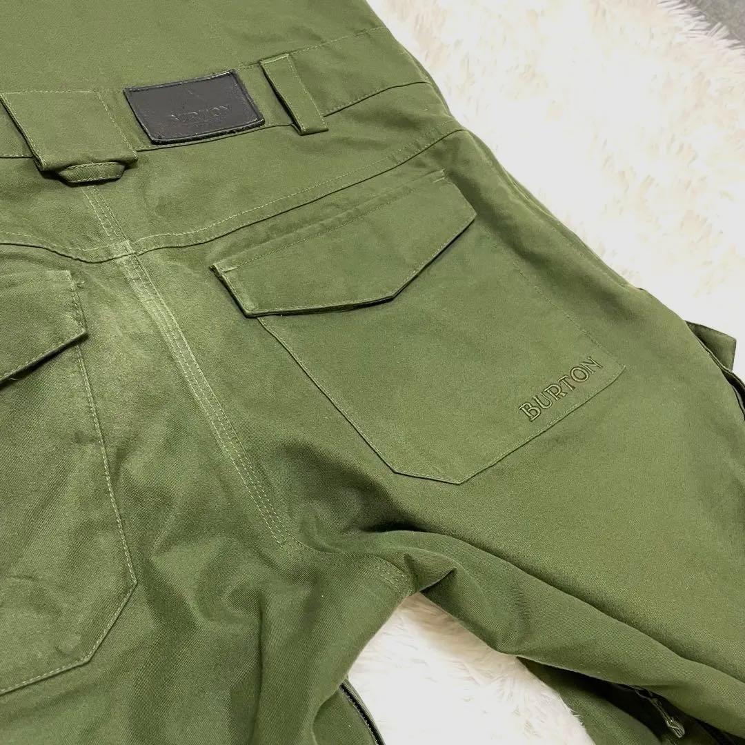 Burton スノーボード ビブパンツ オリーブカラー