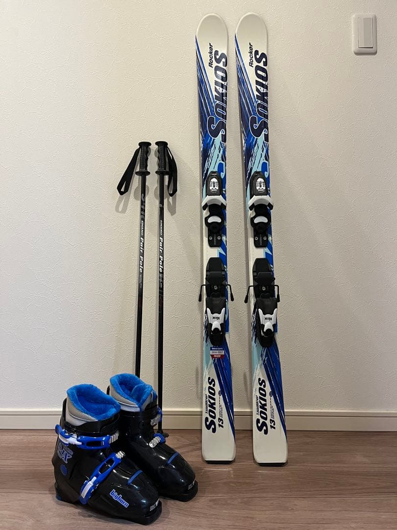 Swallo スワロー　スキー　セット　130 板　ポール　ブーツ　キッズ