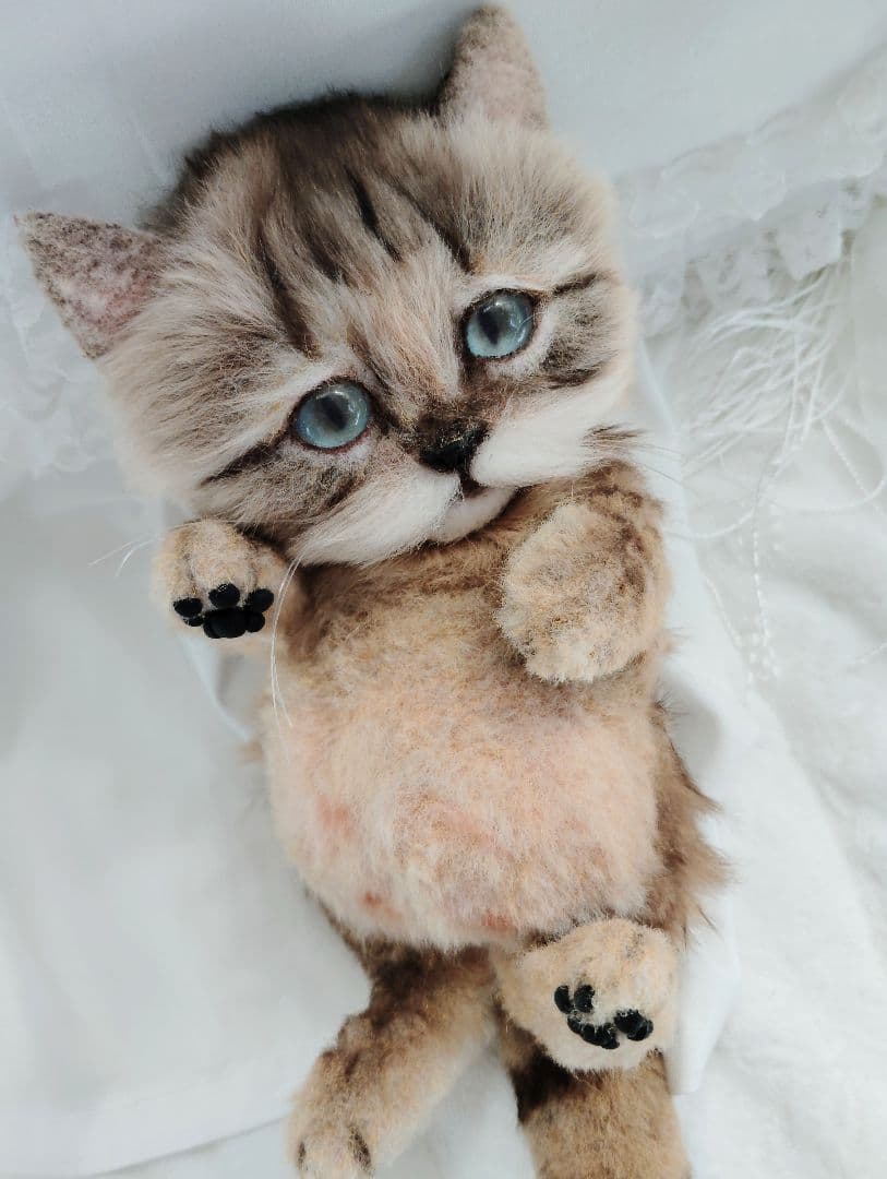めるちゃん様❤オーダー❤お腹ぽっこり♡可愛い猫ちゃん♡アートドール♡ぬいぐるみ♡