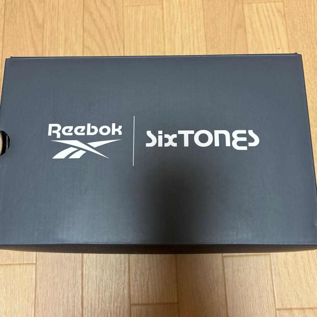 Reebok SixTONES ブラックスニーカー 23.0cm