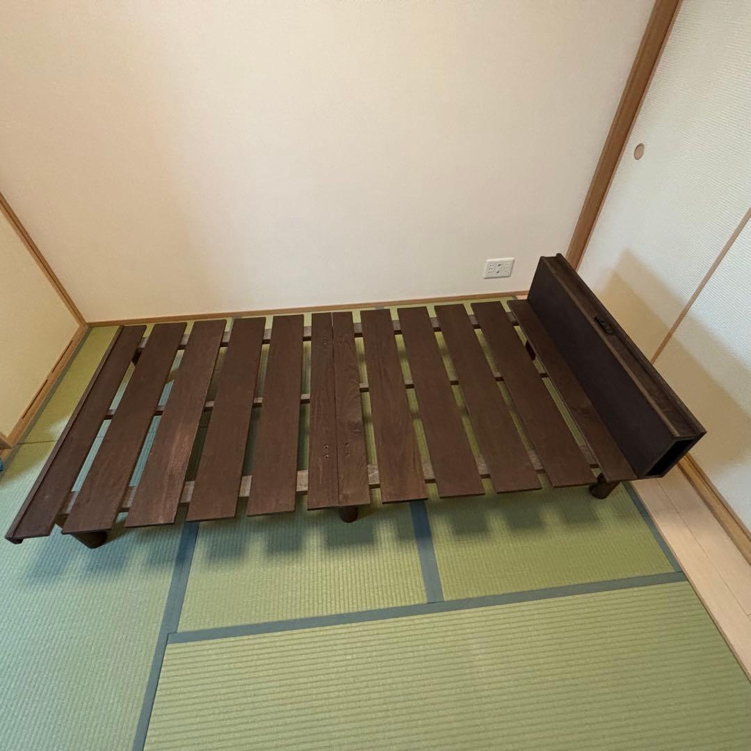 コンセント付き継ぎ脚すのこベッド ＜シングル＞ベルメゾン