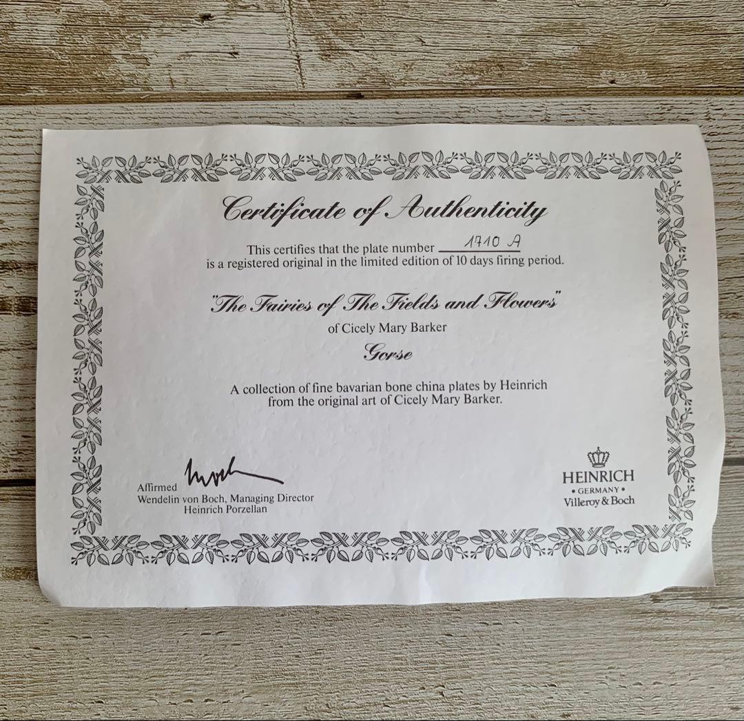 フラワーフェアリーズ【ハリエニシダの妖精】飾り皿 プレート