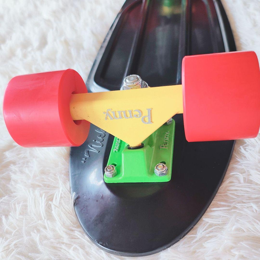 【美品】Penny ペニー スケートボード ラスタカラー スケボー 27インチ