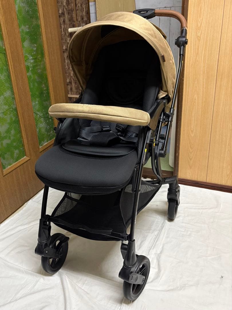 2025年モデル ピジョン ランフィ RB5 キャメル ベビーカー 清掃済 美品