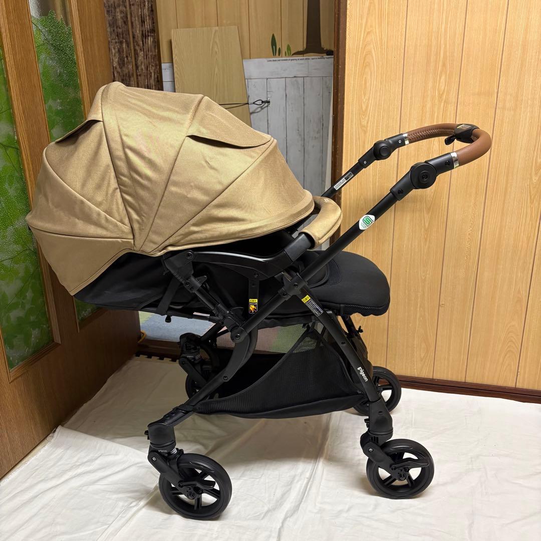 2025年モデル ピジョン ランフィ RB5 キャメル ベビーカー 清掃済 美品