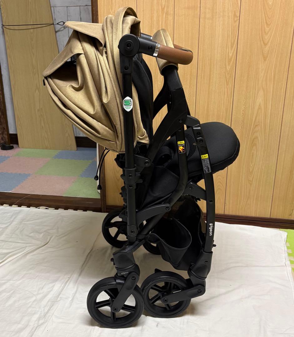 2025年モデル ピジョン ランフィ RB5 キャメル ベビーカー 清掃済 美品