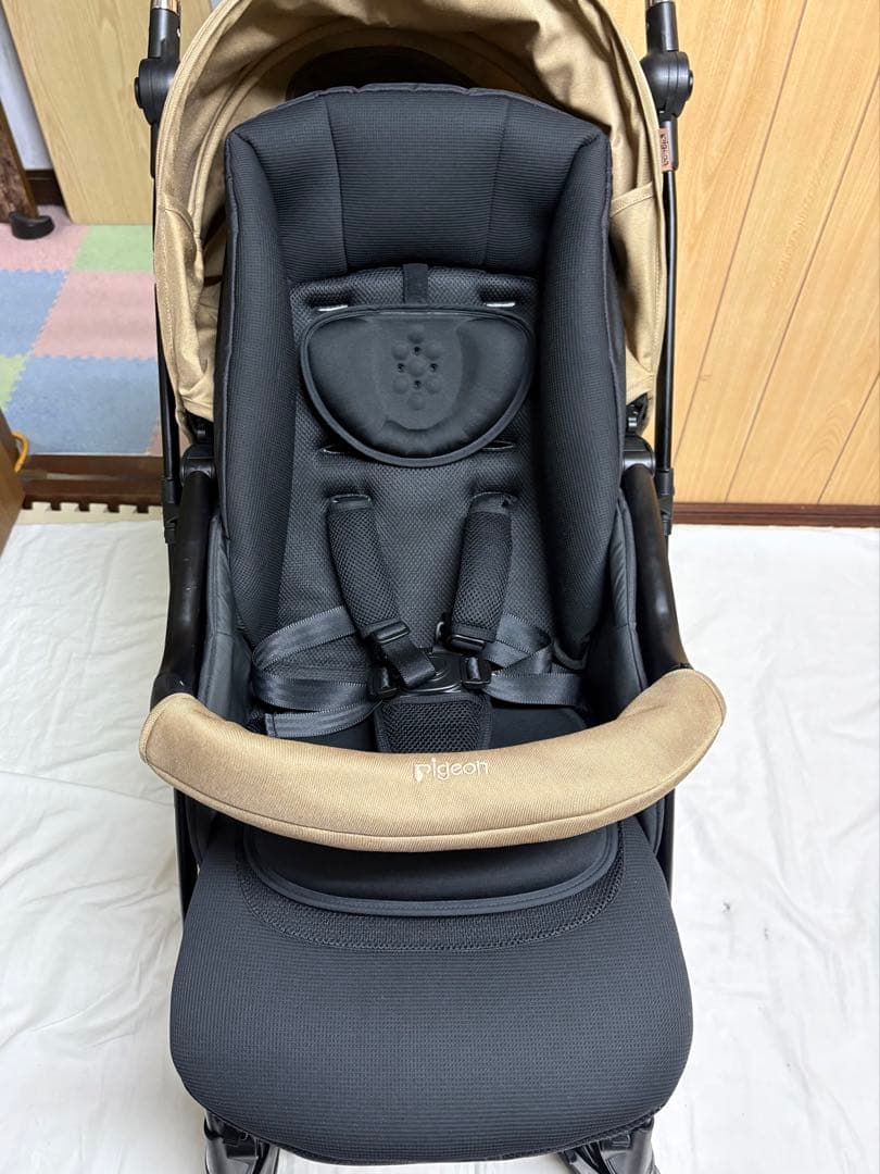 2025年モデル ピジョン ランフィ RB5 キャメル ベビーカー 清掃済 美品