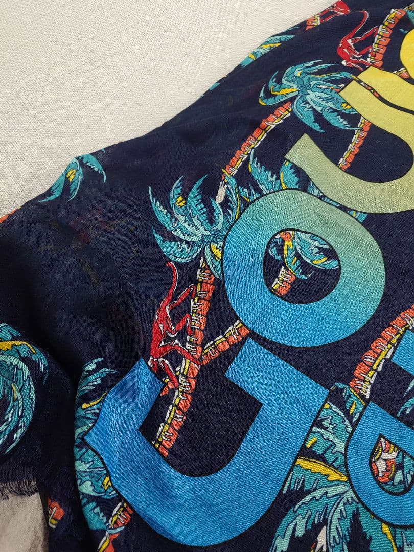 ルイ ヴィトン LOUIS VUITTON ストール　カシミヤ　パームツリー