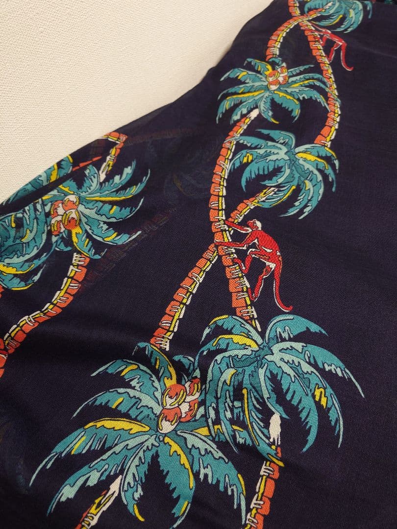 ルイ ヴィトン LOUIS VUITTON ストール　カシミヤ　パームツリー