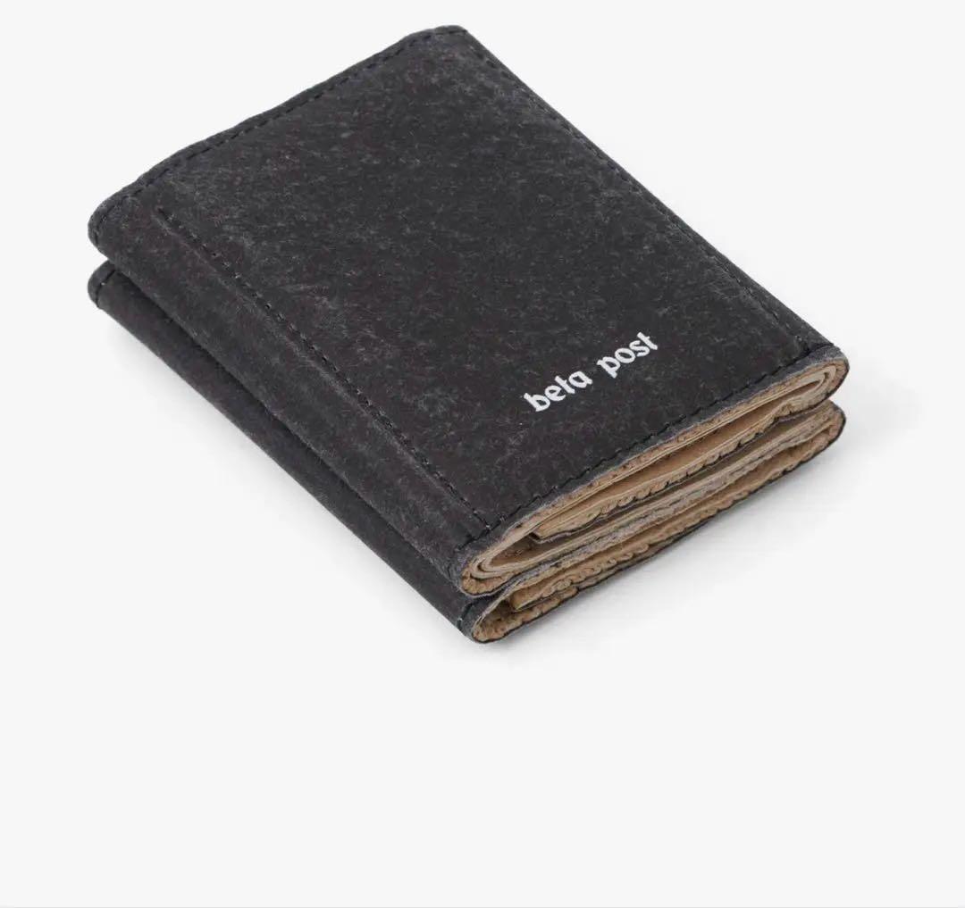 小物 beta post Cardboardic Trifold Wallet