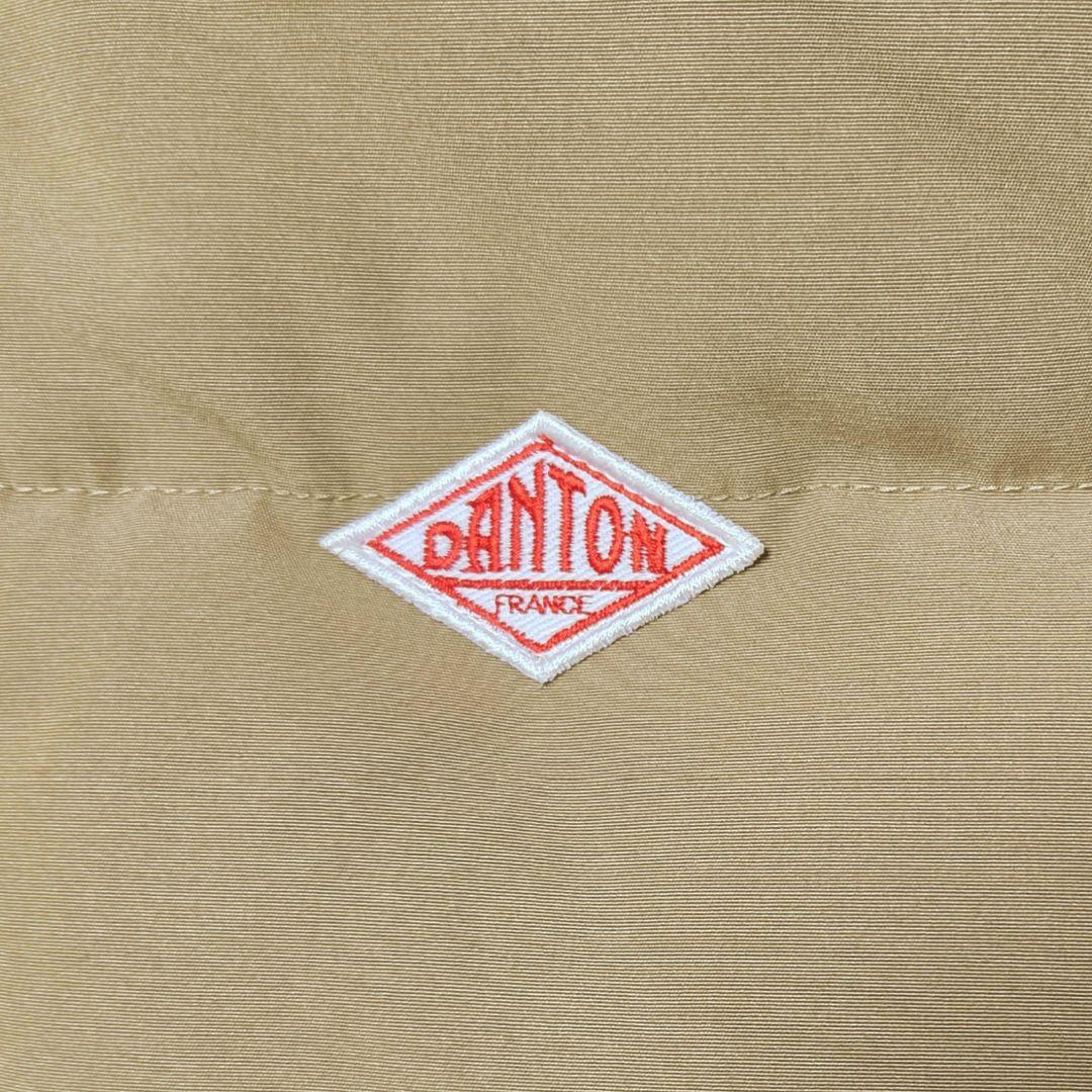 ダントン ファー付きダウンジャケット 38 キャメル