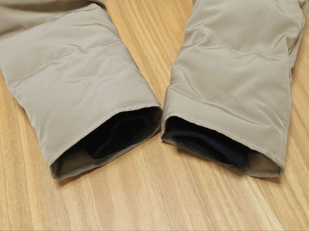 ダントン ファー付きダウンジャケット 38 キャメル