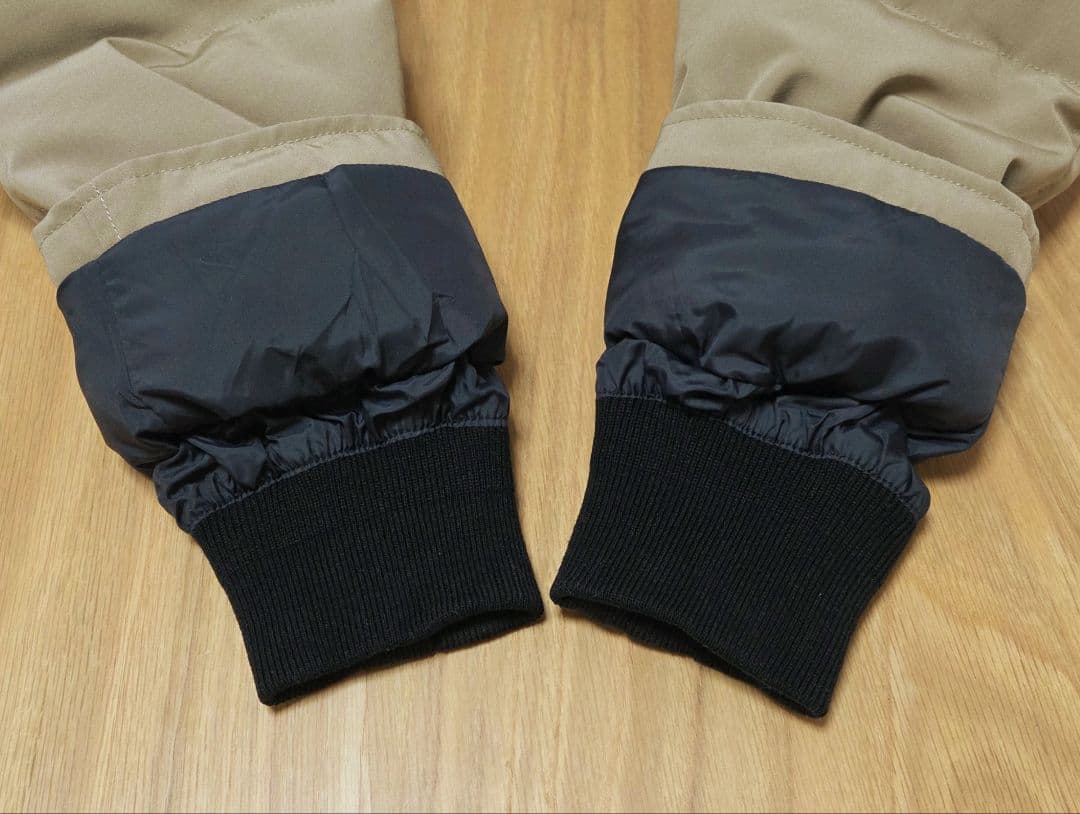 ダントン ファー付きダウンジャケット 38 キャメル