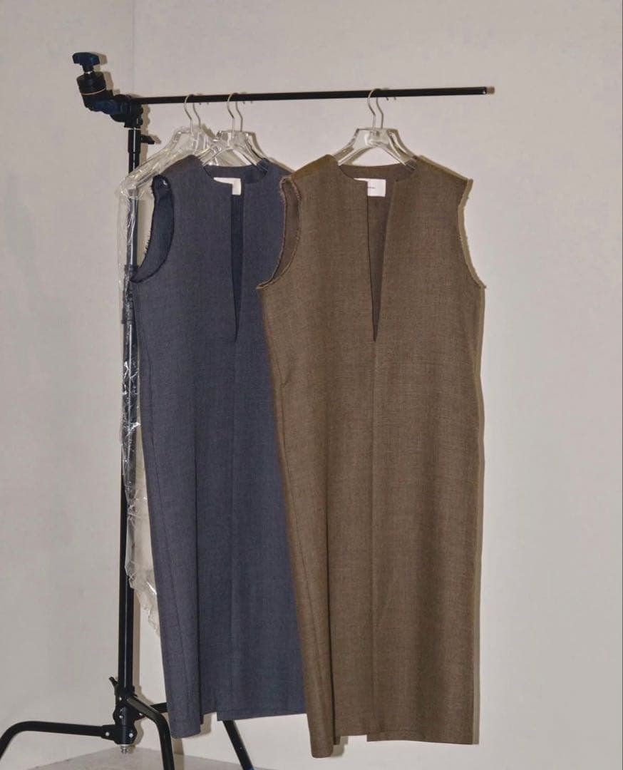 【TODAYFUL】Doubleface Wool Keyneck Dress