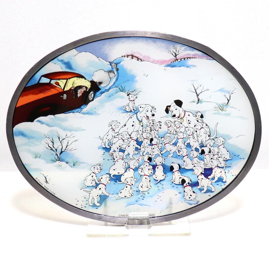 101匹わんちゃん ウォルト・ディズニー ヴィンテージ ステンドグラス 犬