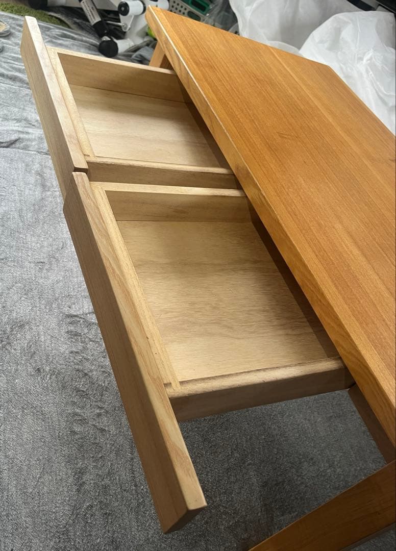 ★無印良品 ローテーブル タモ材W900×D450×H350ミリ★