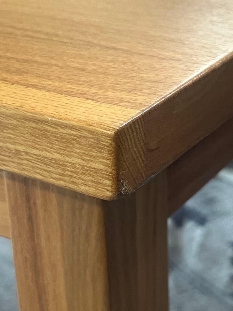 ★無印良品 ローテーブル タモ材W900×D450×H350ミリ★