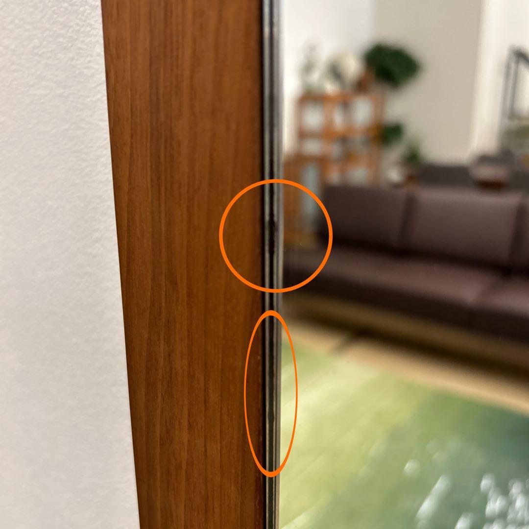 展示品☆ドレッサー 姿見 ミラー スタイリッシュ 鏡台 鏡 化粧台 開梱設置付