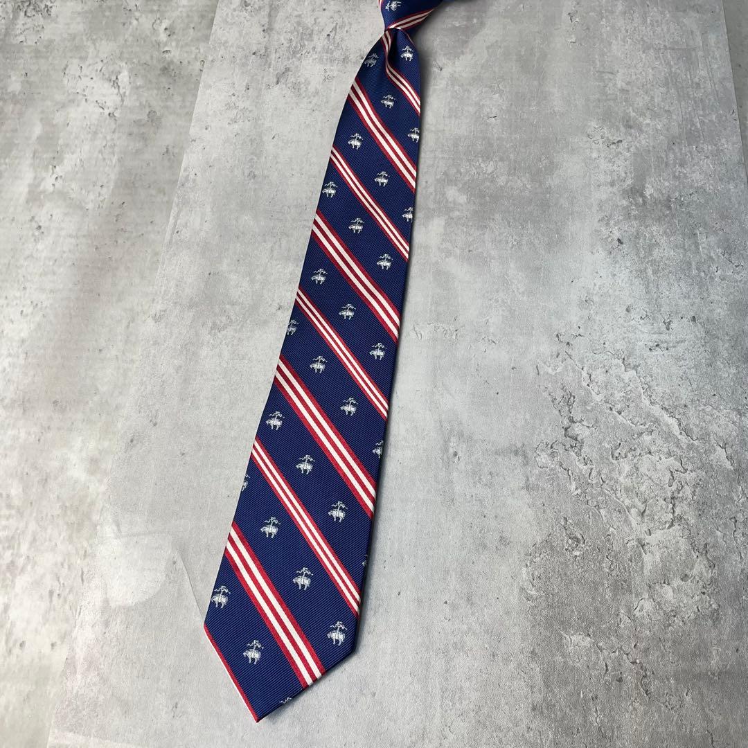 未使用 Brooks Brothers ゴールデンフリース レップタイ ネクタイ
