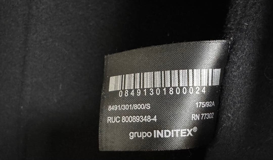 【ZARA】ウールブレンドダブルフェイスチェスターコート