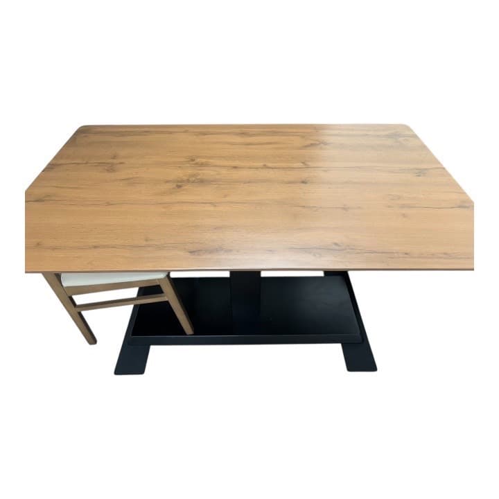 限定配送 ダイニングテーブル&肩ひじ&イス&ソファ 5点セット木製 合皮 羽 T