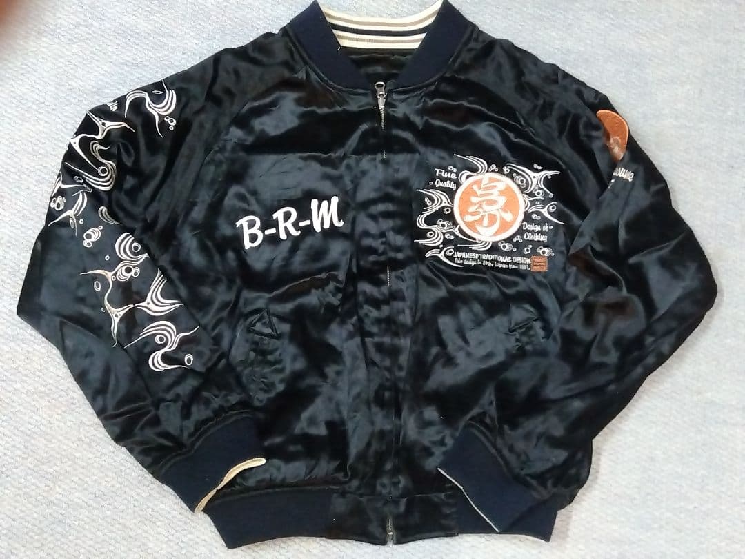 F商会 爆烈爛漫娘（B-R-M） 祭 神輿　リバーシブルスカジャンsize40