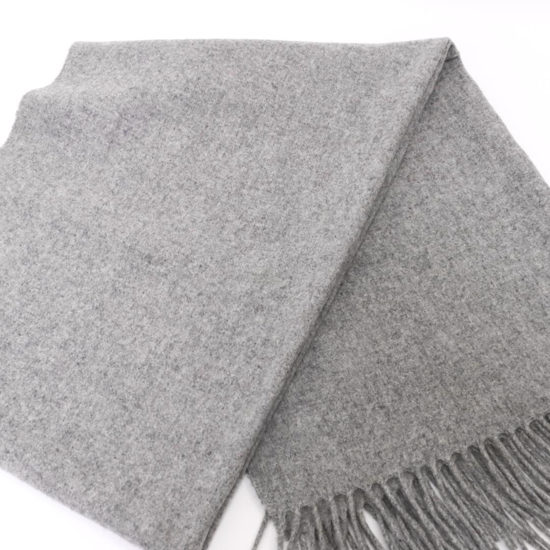 美品✨ACNE STUDIOS マフラー　グレー　バージン　ウール100％