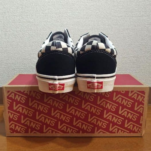 靴 VANS OLDSKOOL 36DX BLACK CHECKER 26.5cm
