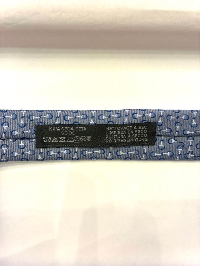 値下げ　新品未使用 エルメス ネクタイ グレー 2025年新作 正規品