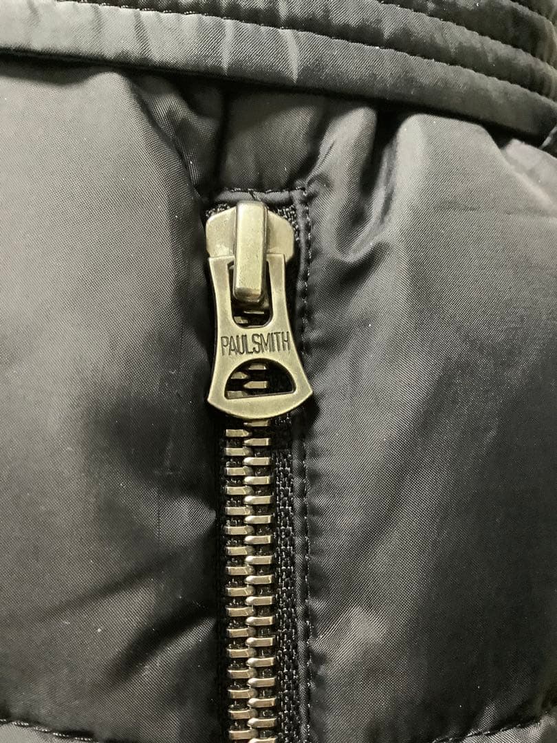 ポールスミスブラック　ダウンコート　40Lサイズ　ブラック　ロングコート