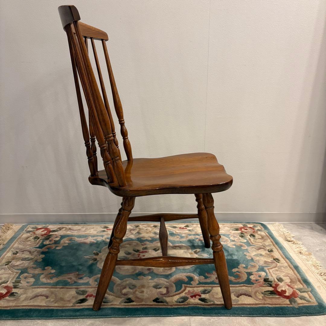 かしわ　柏木工　スピンドルバック　ウィンザーチェア