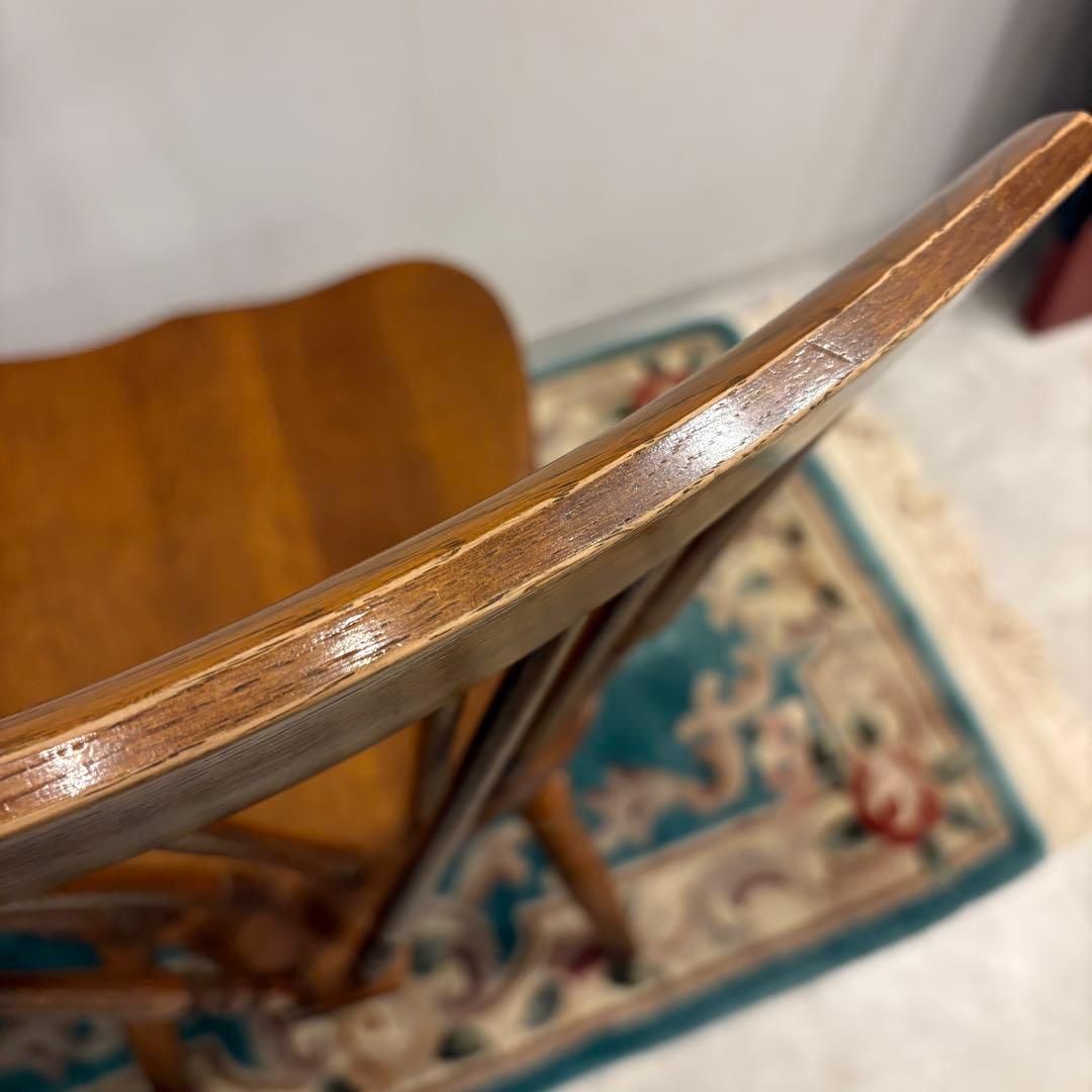 かしわ　柏木工　スピンドルバック　ウィンザーチェア