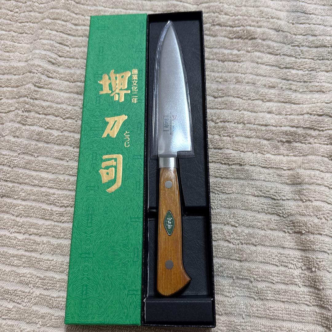 堺刀司　ペティナイフ120mm