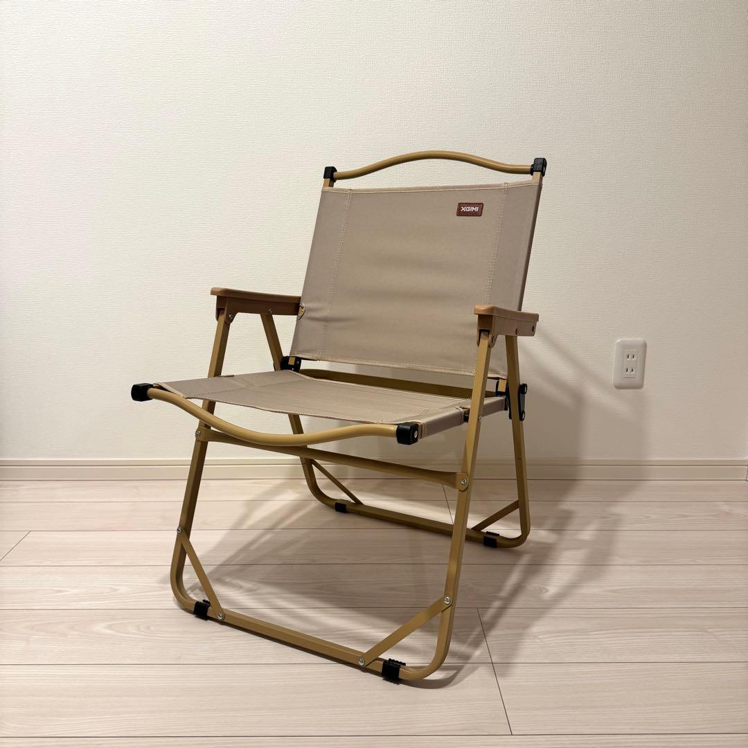 【新品】XGIMI 折りたたみ式　アウトドアチェア ベージュ