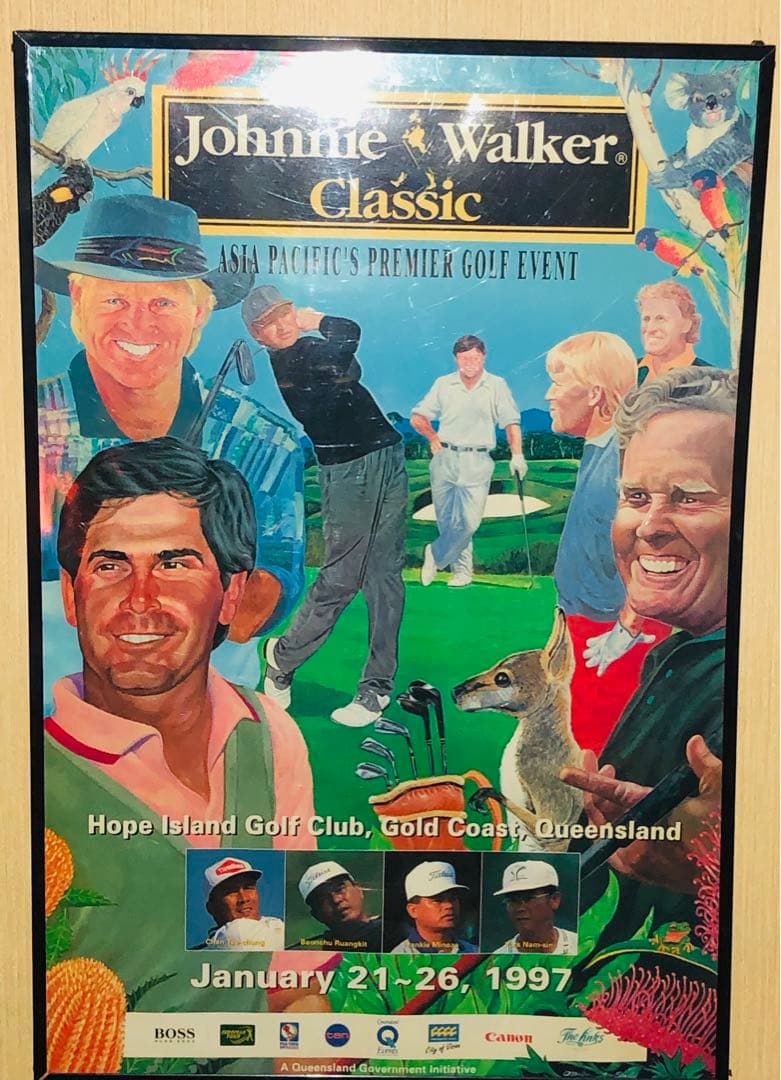 ジョニーウォーカー　ゴルフポスター