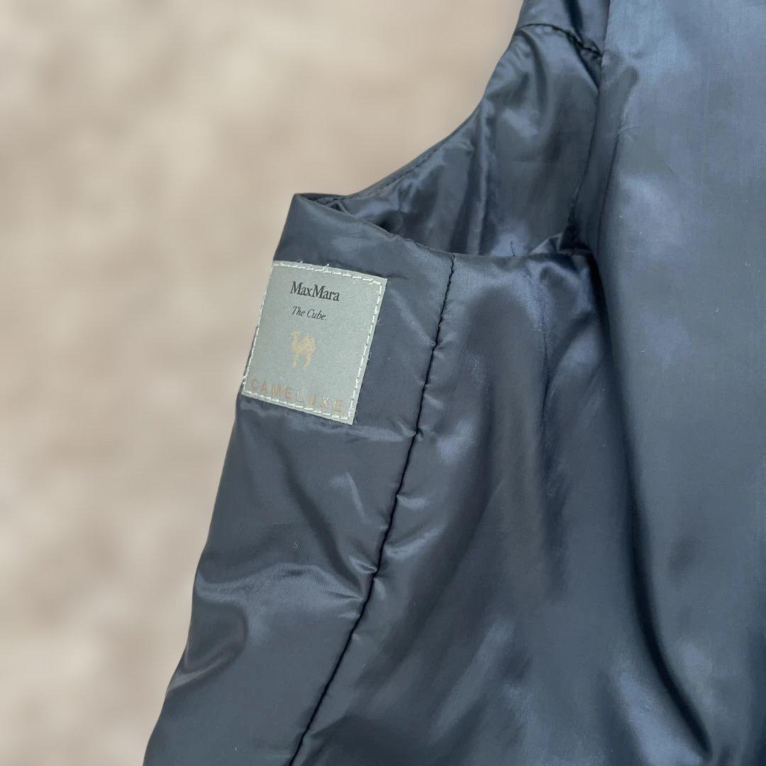 MaxMara ダウン風ベスト ネイビーマックスマーラJI42