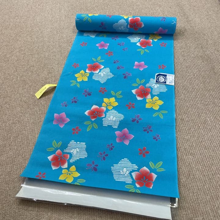 お仕立て付き 兵児帯付き 新品 特撰 本染ゆかた 女の子 女子用 浴衣