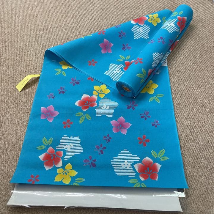 お仕立て付き 兵児帯付き 新品 特撰 本染ゆかた 女の子 女子用 浴衣