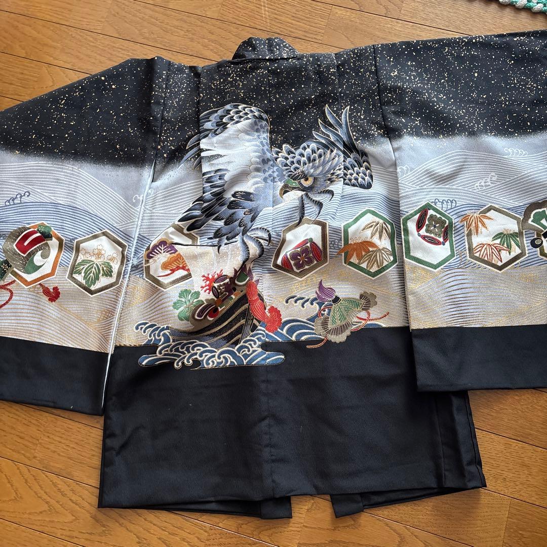 七五三　男の子　五歳　着物セット