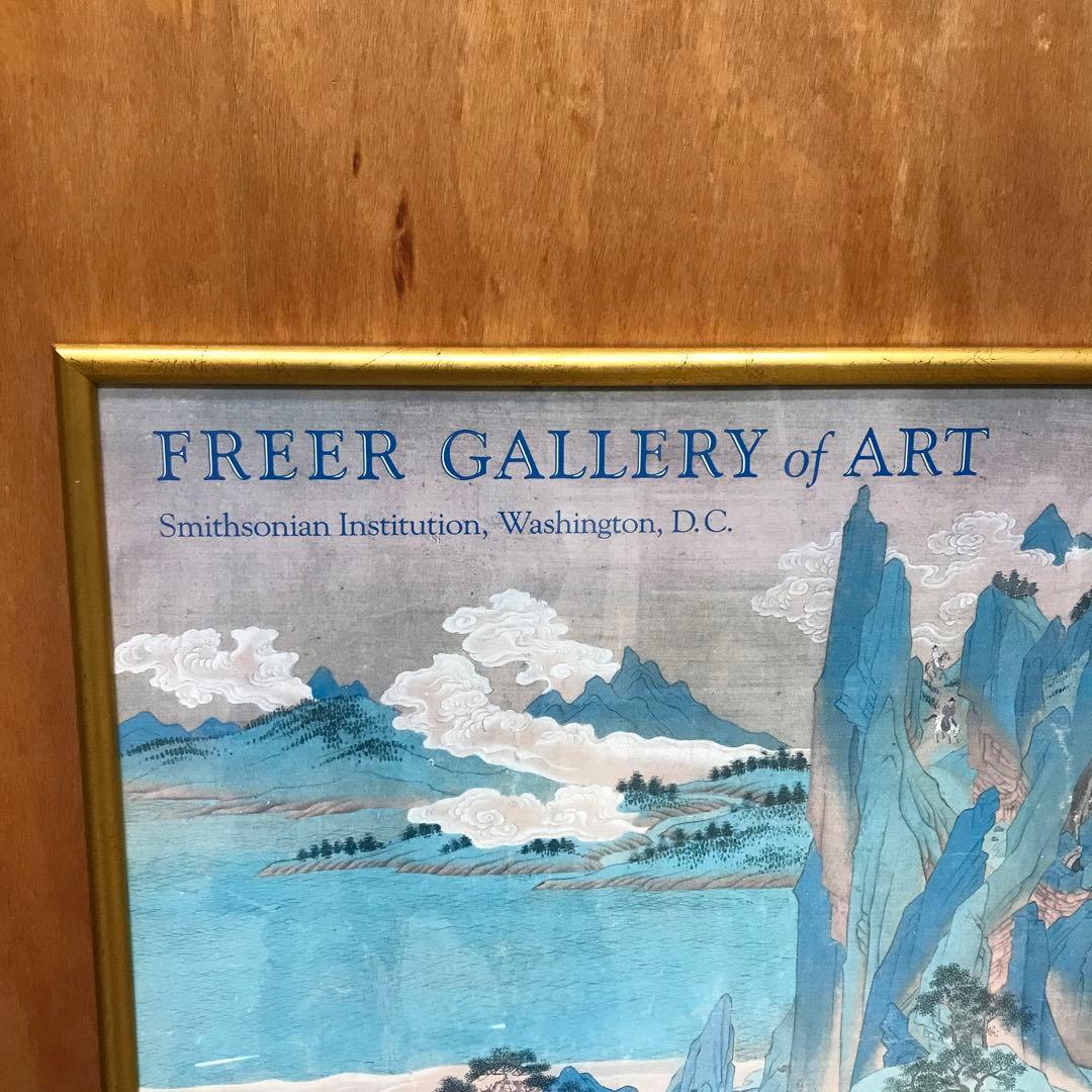 スミソニアン協会　フリーア美術館　ポスター中古品　大きめサイズ
