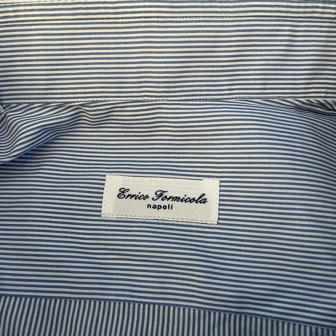 【美品、値下げ】エリコフォルミコラ　ストライプ　シャツ