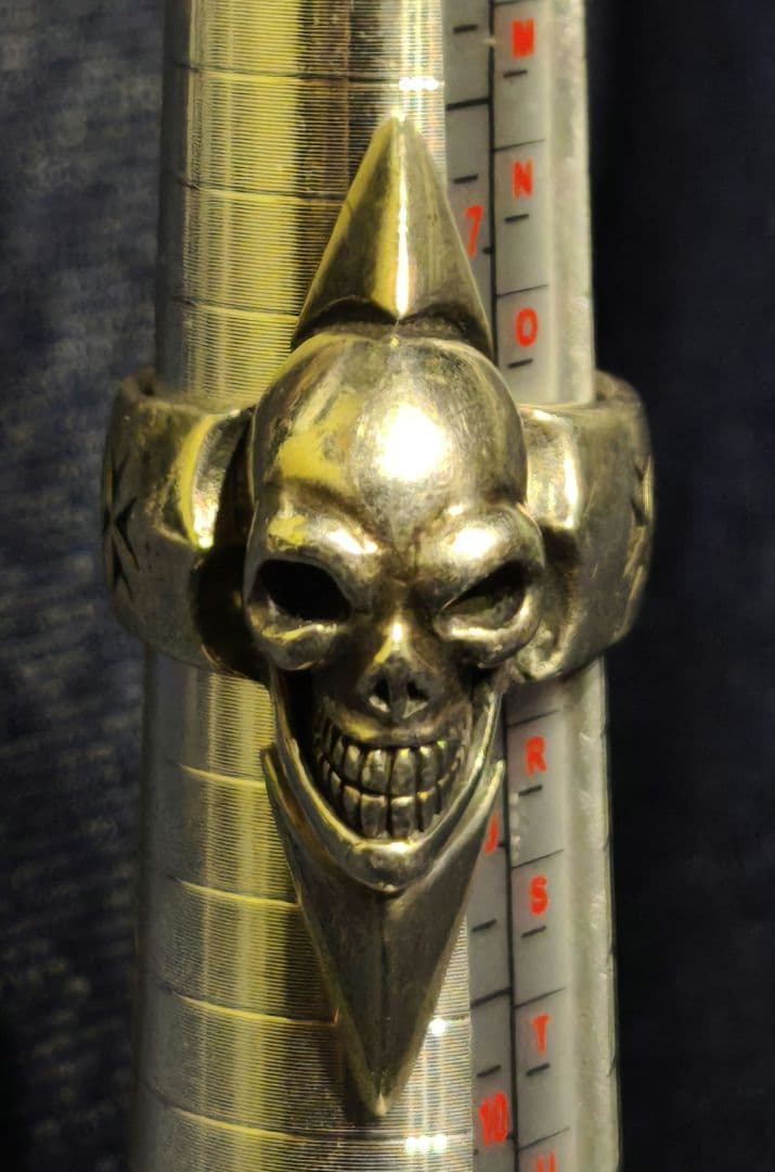 スパイクスカルタイプ　925無垢リング