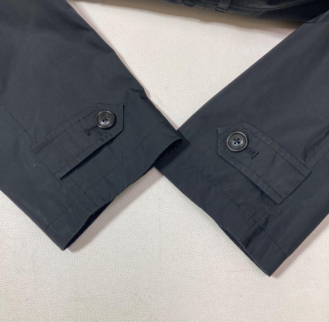 バーバリー ロンドン ライナー付き ジップアップ コート ノバチェック 黒 Ｌ