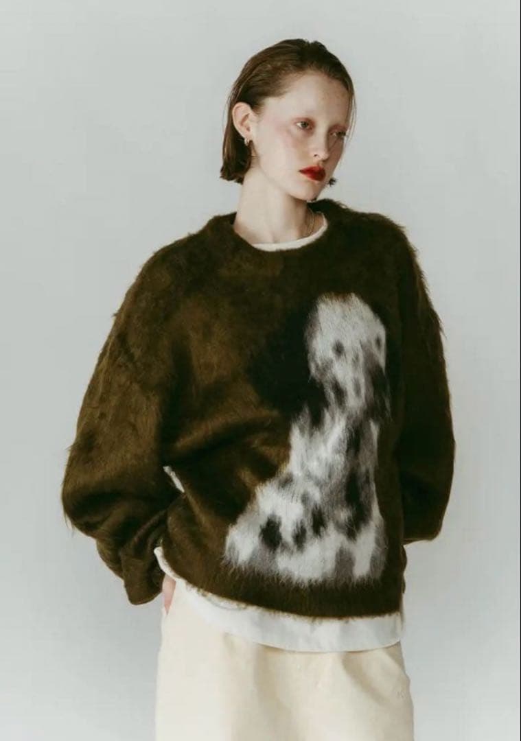 トップス Knuth Marf dalmatian shaggy knit green
