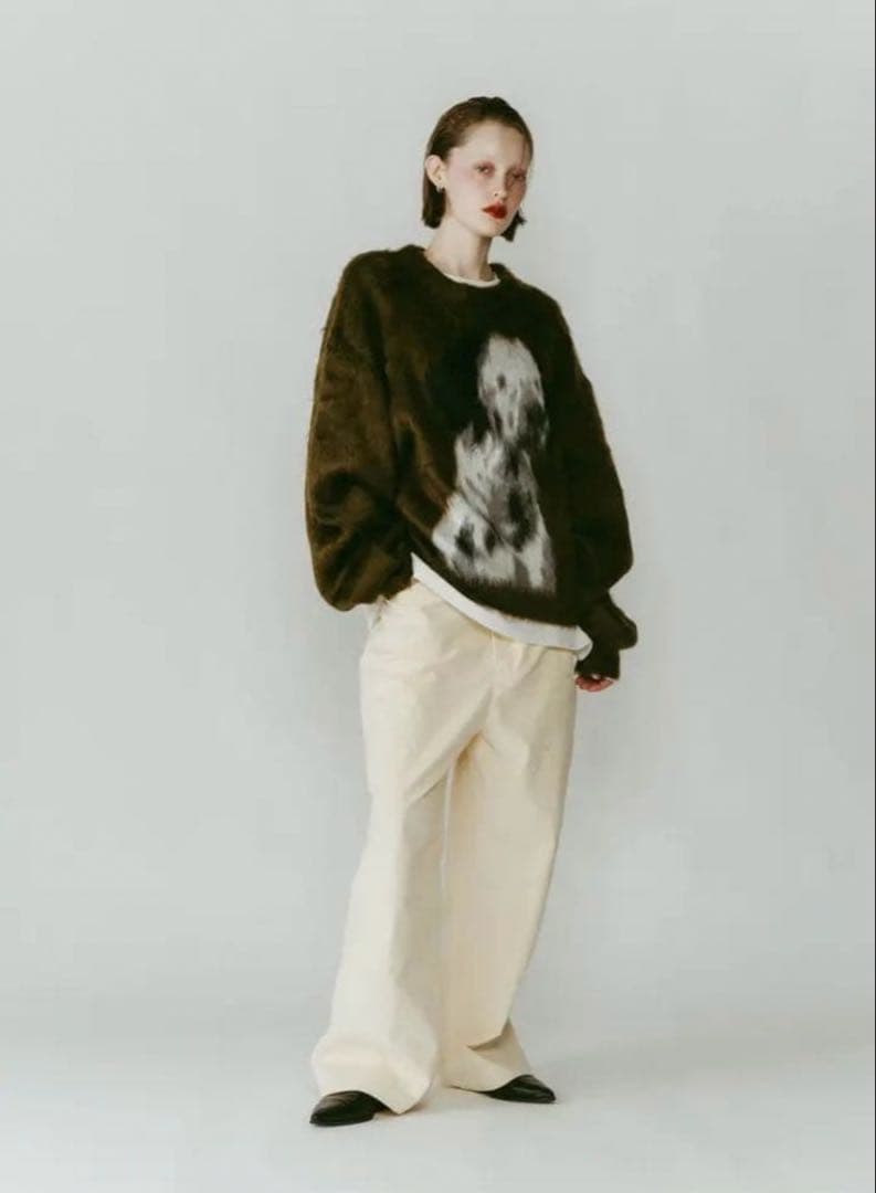トップス Knuth Marf dalmatian shaggy knit green